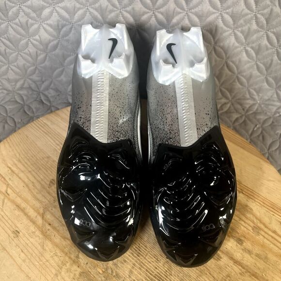 Nike Vapor Edge Elite 360 2 Cleats Men's 10 Football Silver Black Shoes NWOT - Picture 6 of 7